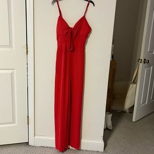 Romeo & Juliet Couture Red Jumpsuit - M